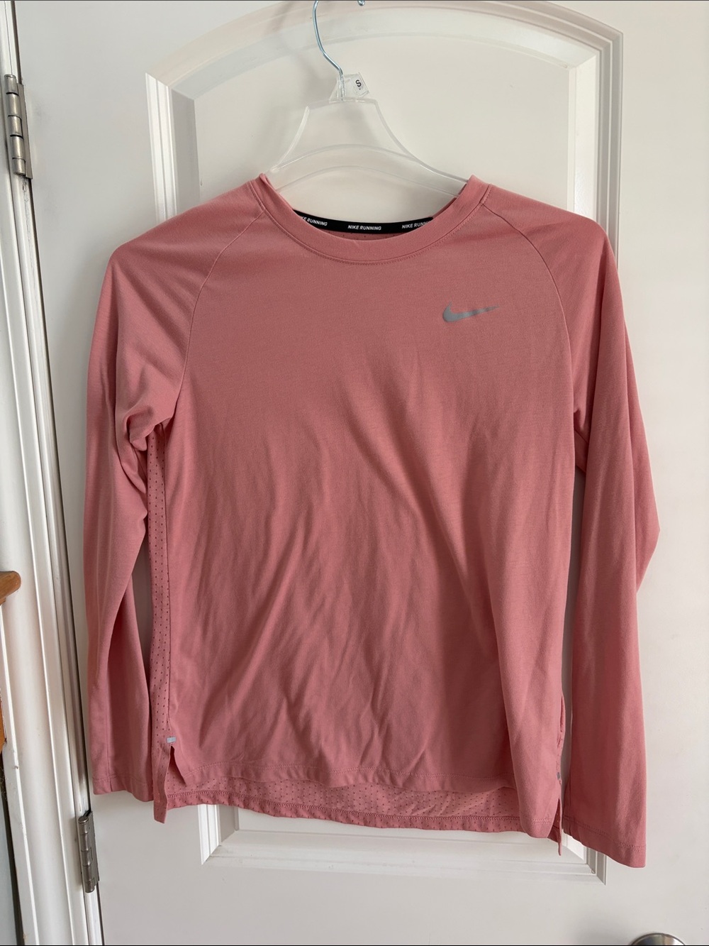 Nike Long-Sleeve Crew Performance Shirt - Rose